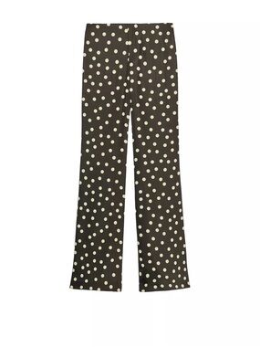 Zara Black Polka Dot Wide-Leg Pants

SATIN FLARE PANTS
S| GREENS